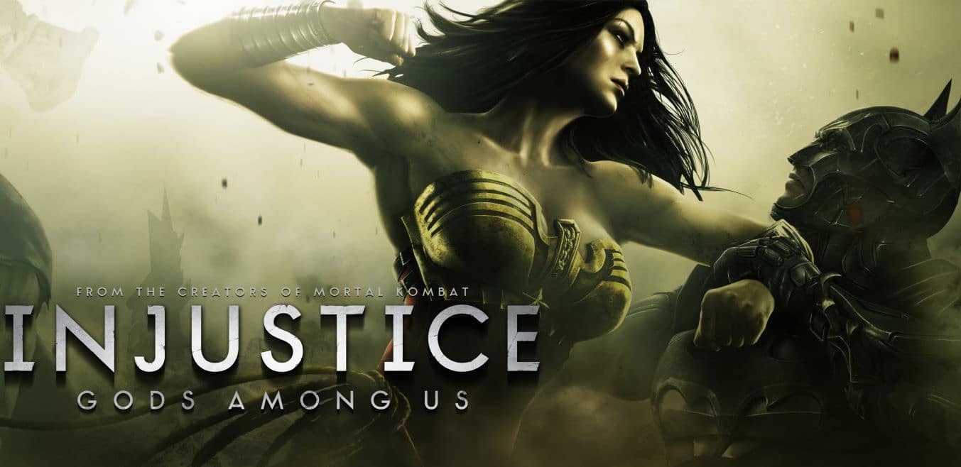 Injustice: Gods Among Us logo with Wonder Woman & Batman