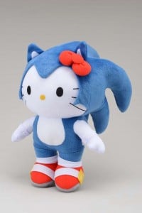 Hello Kitty Sonic the Hedgehog Plushy Toy