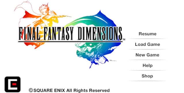 Final Fantasy Dimensions logo