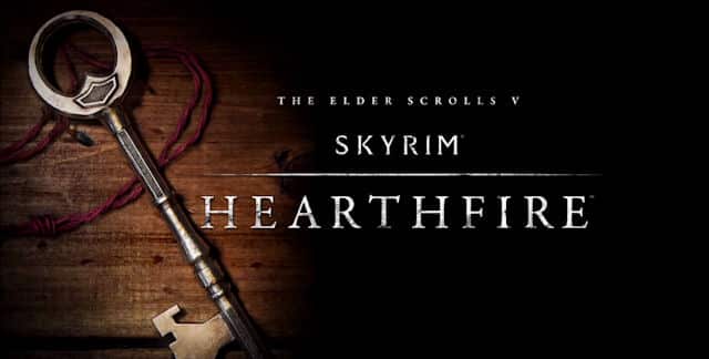 Skyrim: Hearthfire DLC logo