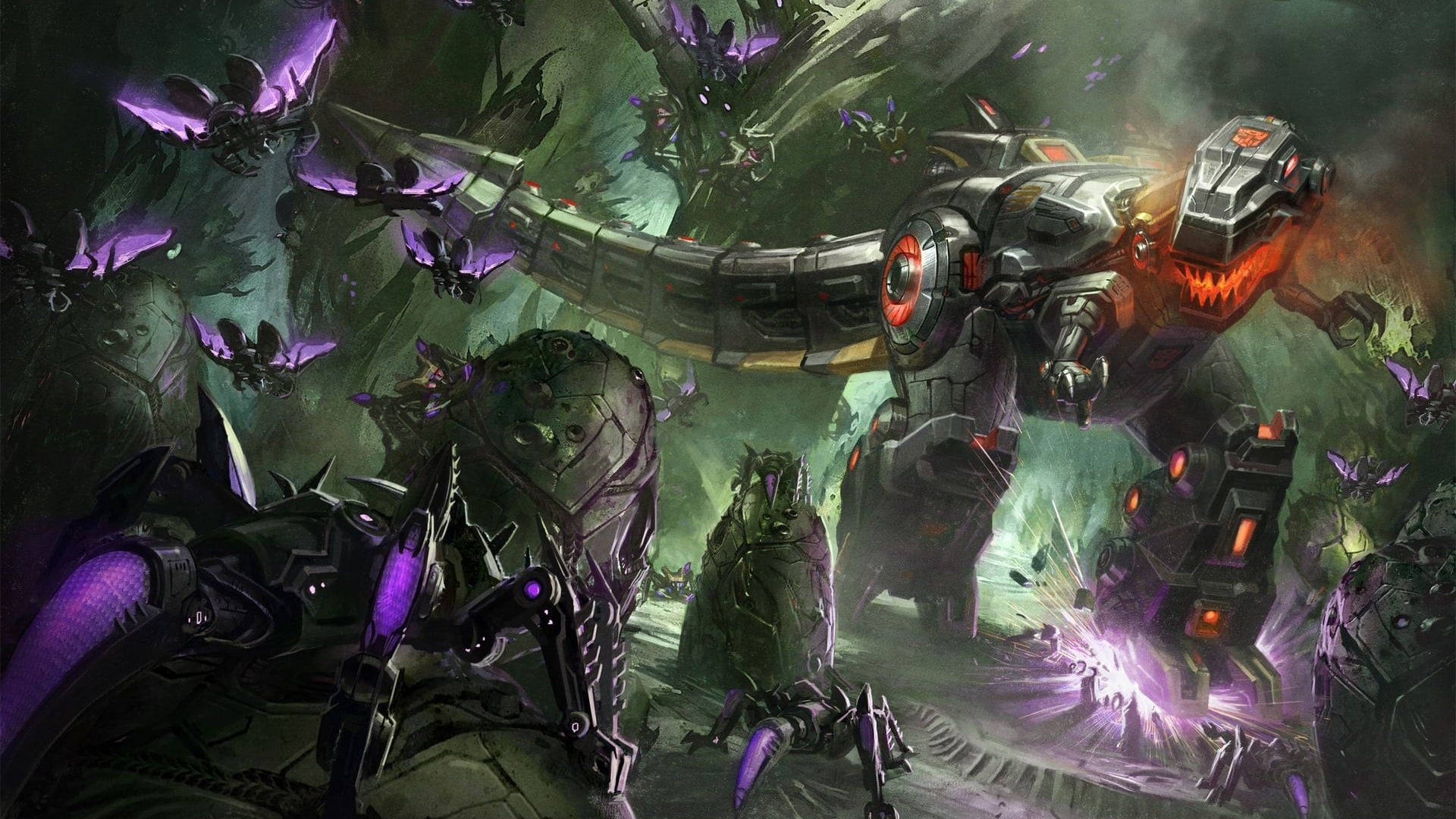 Transformers Fall of Cybertron Dinobots Grimlock Wallpaper