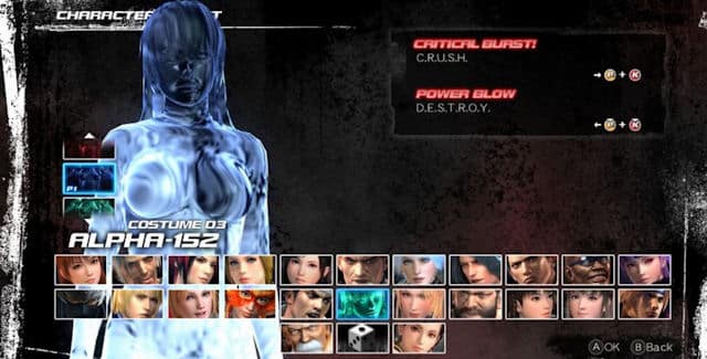 Dead or Alive 5 Characters Unlockable