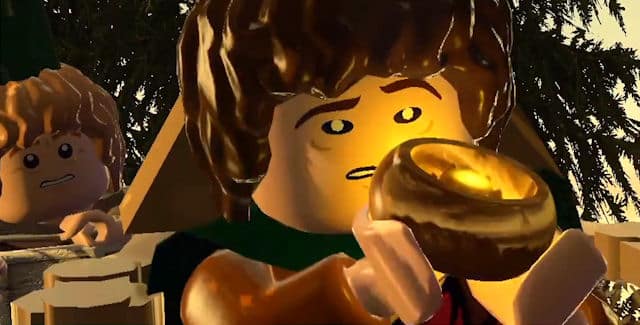 Lego The Lord of the Rings video game giant ring