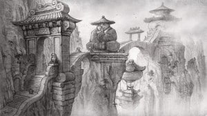 World of Warcraft: Mists of Pandaria Pencil Wallpaper