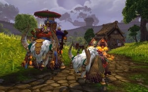 World of Warcraft: Mists of Pandaria Riding Yaks Mount