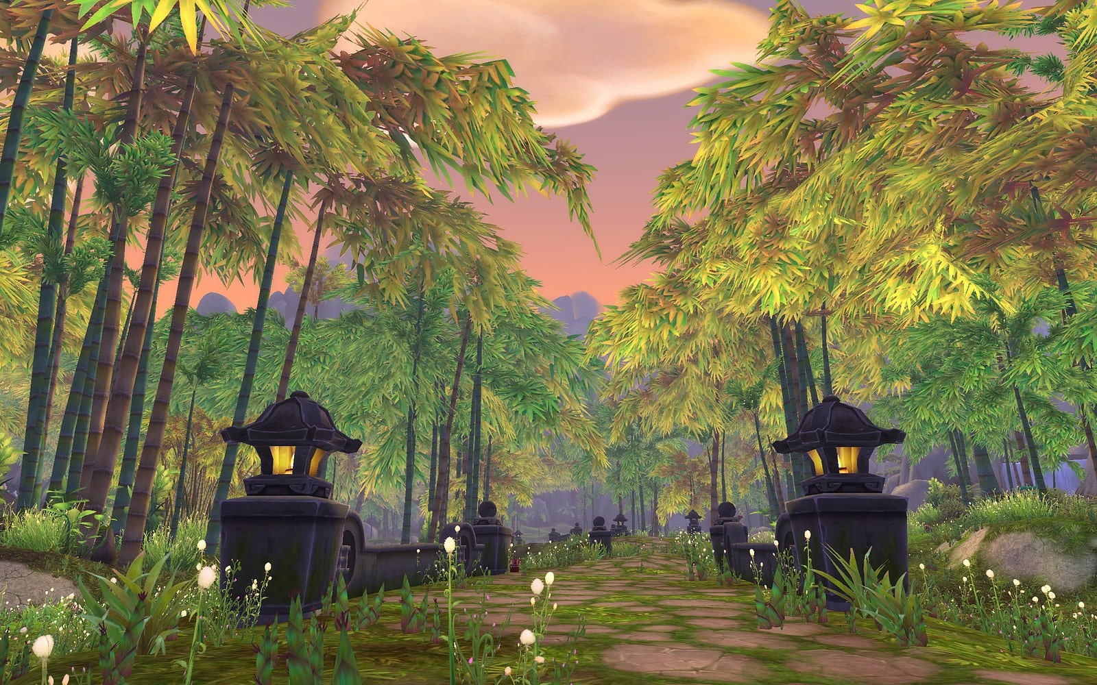 Нефритовый лес World of Warcraft рисунок игра бесплатно