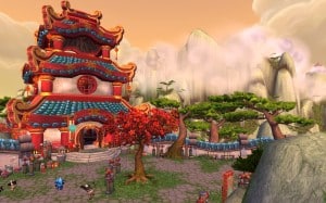 World of Warcraft: Mists of Pandaria Temple Wallpaper