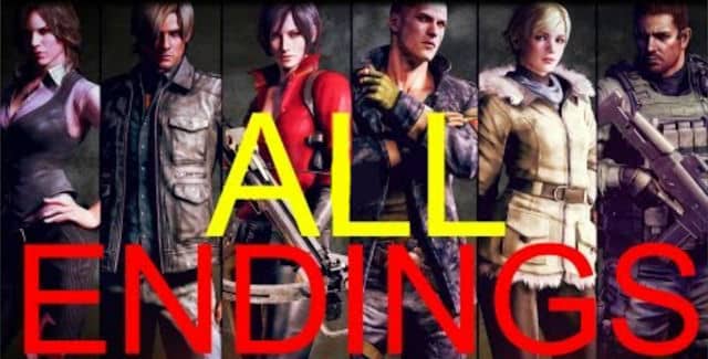 Resident Evil 6 Endings