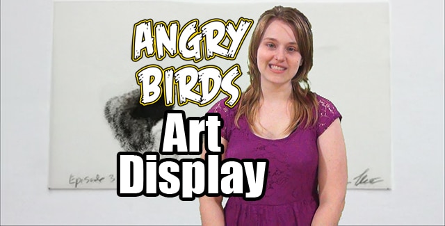 Angry Birds Art Display