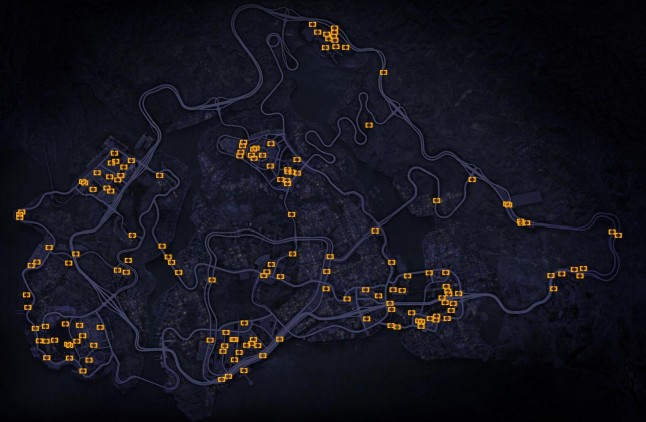 Need for Speed: Most Wanted 2012 Billboards Map