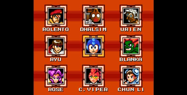 Street Fighter X Mega Man Characters