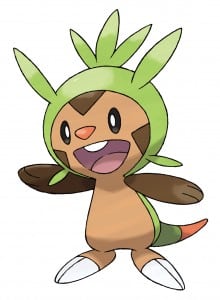 Pokemon X and Y Chespin Artwork