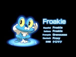 Pokemon X and Y Froakie