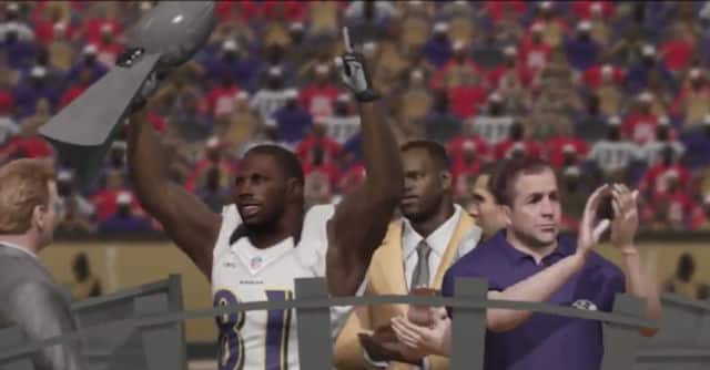 Super Bowl 2013 Winner Screenshot
