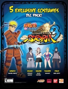 Naruto Shippuden: Ultimate Ninja Storm 3 Alternative Costumes