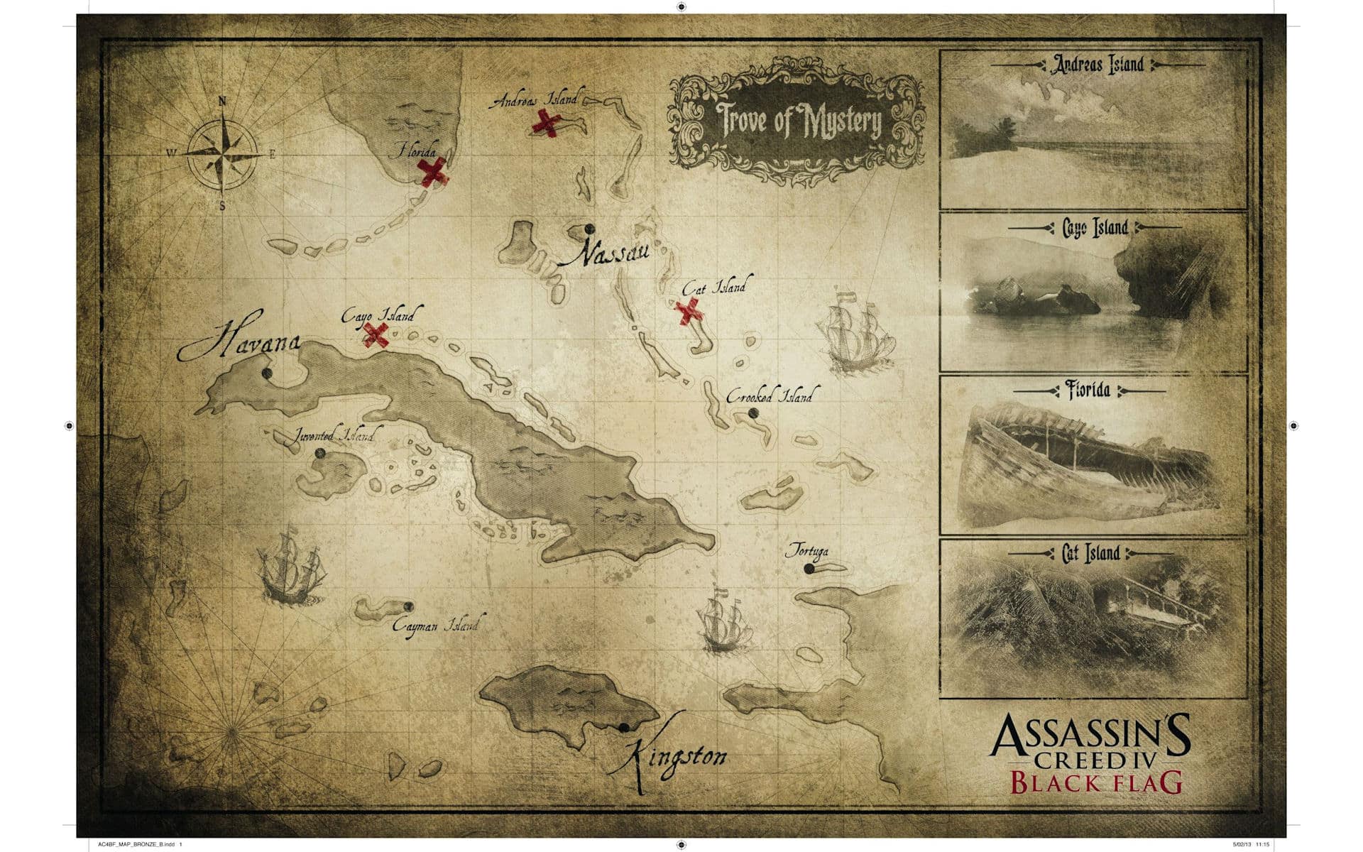 assassins creed rogue map