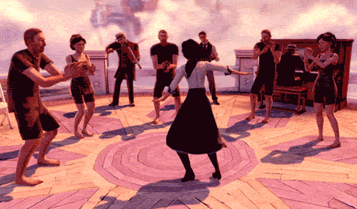 BioShock Infinite Elizabeth dancing