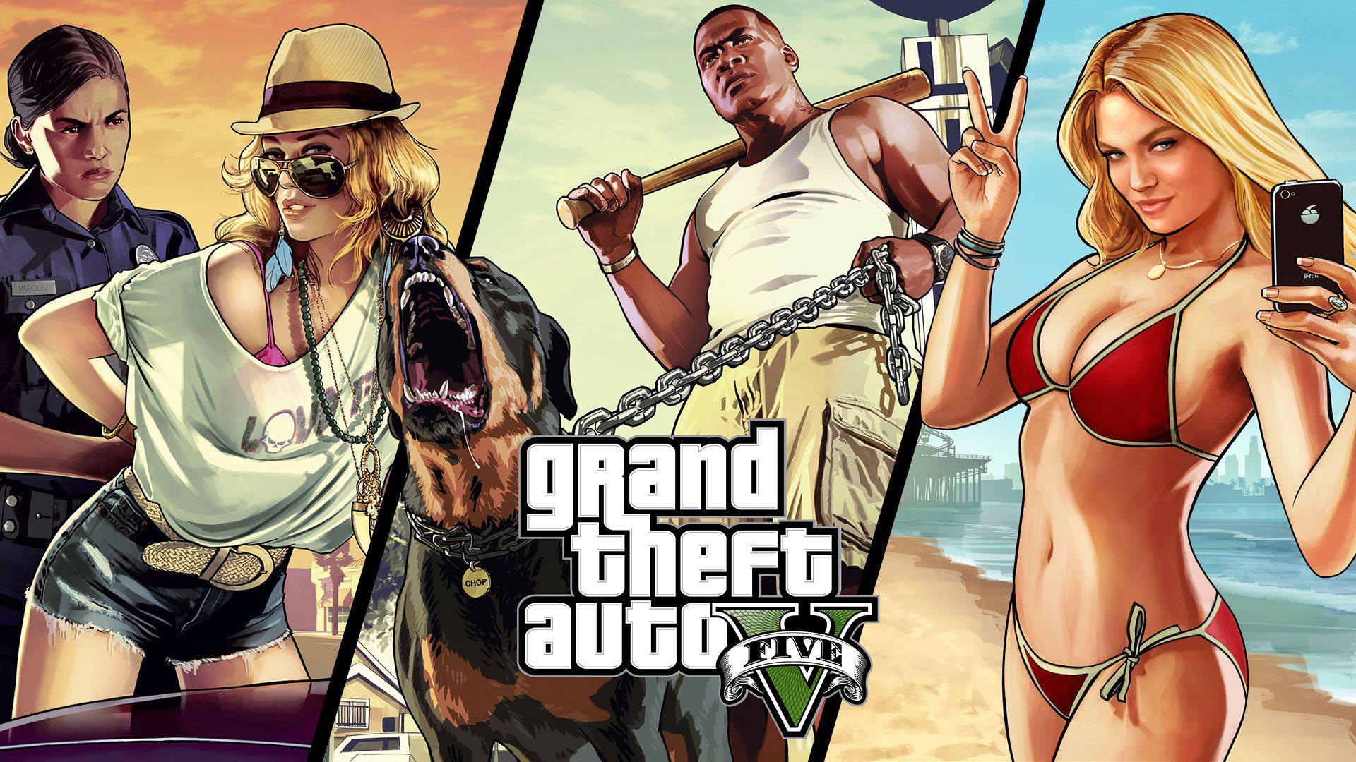 Grand Theft Auto 5 Poster Wallpaper