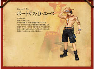 One Piece: Pirate Warriors 2 Portgas D. Ace Artwork