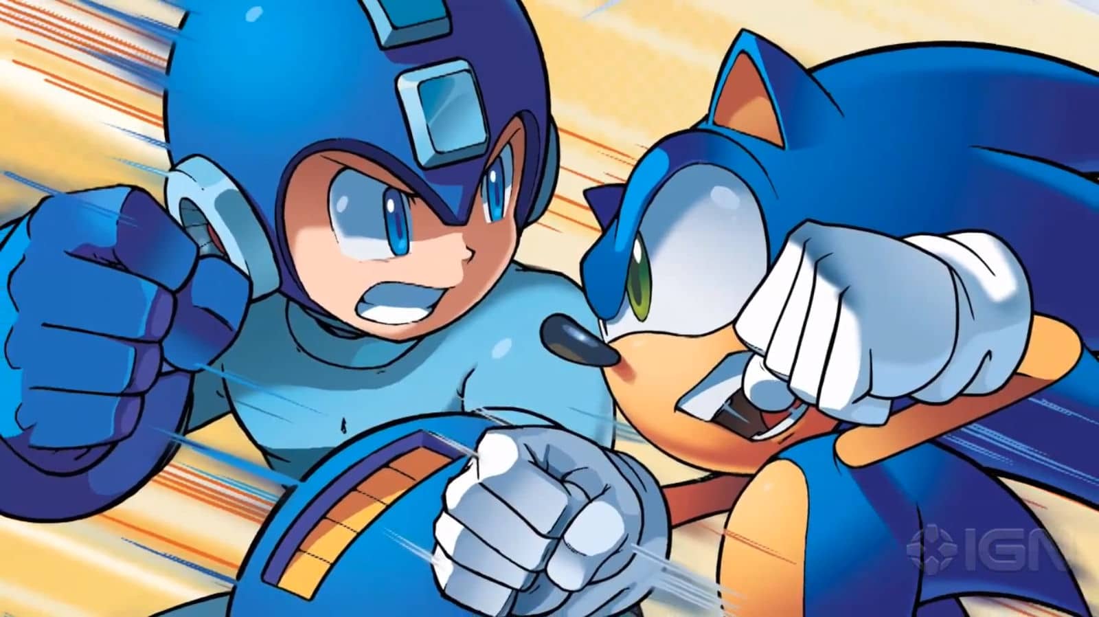 Sonic and Mega Man In Comic Book Crossover