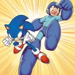 Sonic and Mega Man: When Worlds Collide Comic Artwork