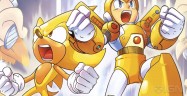 Super Mega Man and Super Sonic In Comic Book Crossover