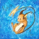 Pokemon 026 Raichu Artwork