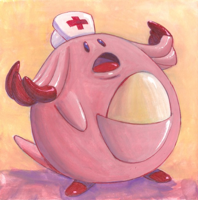 chansey pokemon center