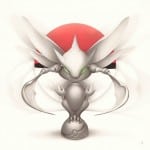 Pokemon 123 Scyther Artwork