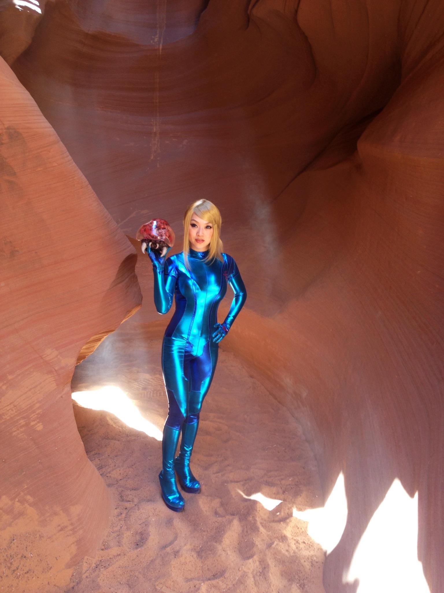 Zero Suit Samus Cosplay Costume - 1536 x 2048 jpeg 230kB