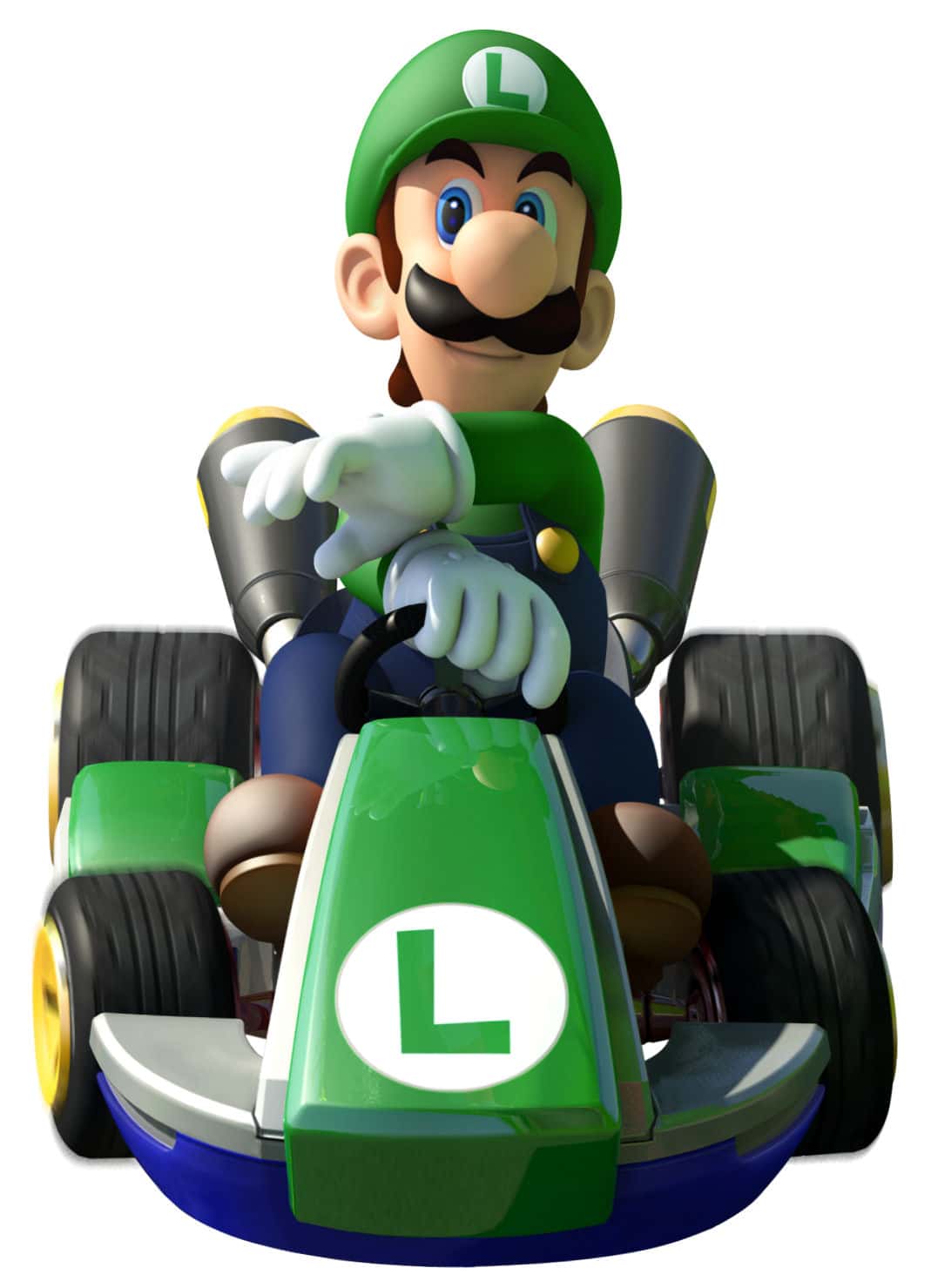 Mario Kart 8 Luigi Artwork - 1069 x 1479 jpeg 154kB