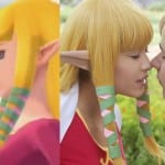 Model Zelda and Link Cosplay