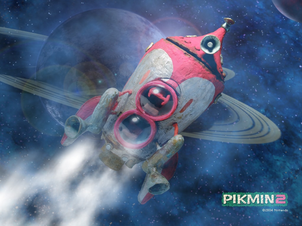 Pikmin 2 Spaceship Wallpaper