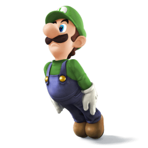 Super Smash Bros Wii U and 3DS Luigi Artwork