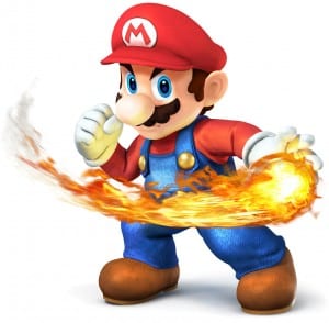 Super Smash Bros Wii U and 3DS Mario Artwork
