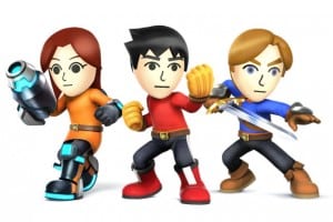 Super Smash Bros Wii U and 3DS Mii Fighters Artwork