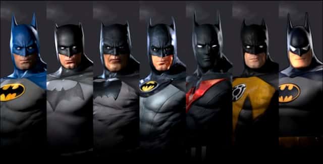 Batman Arkham Origins Costumes