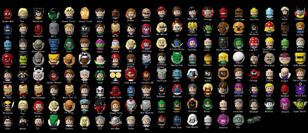 How To All Lego Marvel Super Heroes Characters - Video Games Blogger