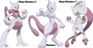 Mega Mewtwo Pokemon X and Y artwork