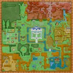 Zelda: A Link Between Worlds Hyrule Map