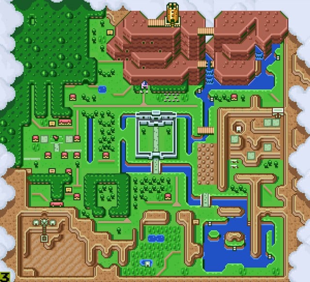 Zelda A Link To The Past Map 640x581 