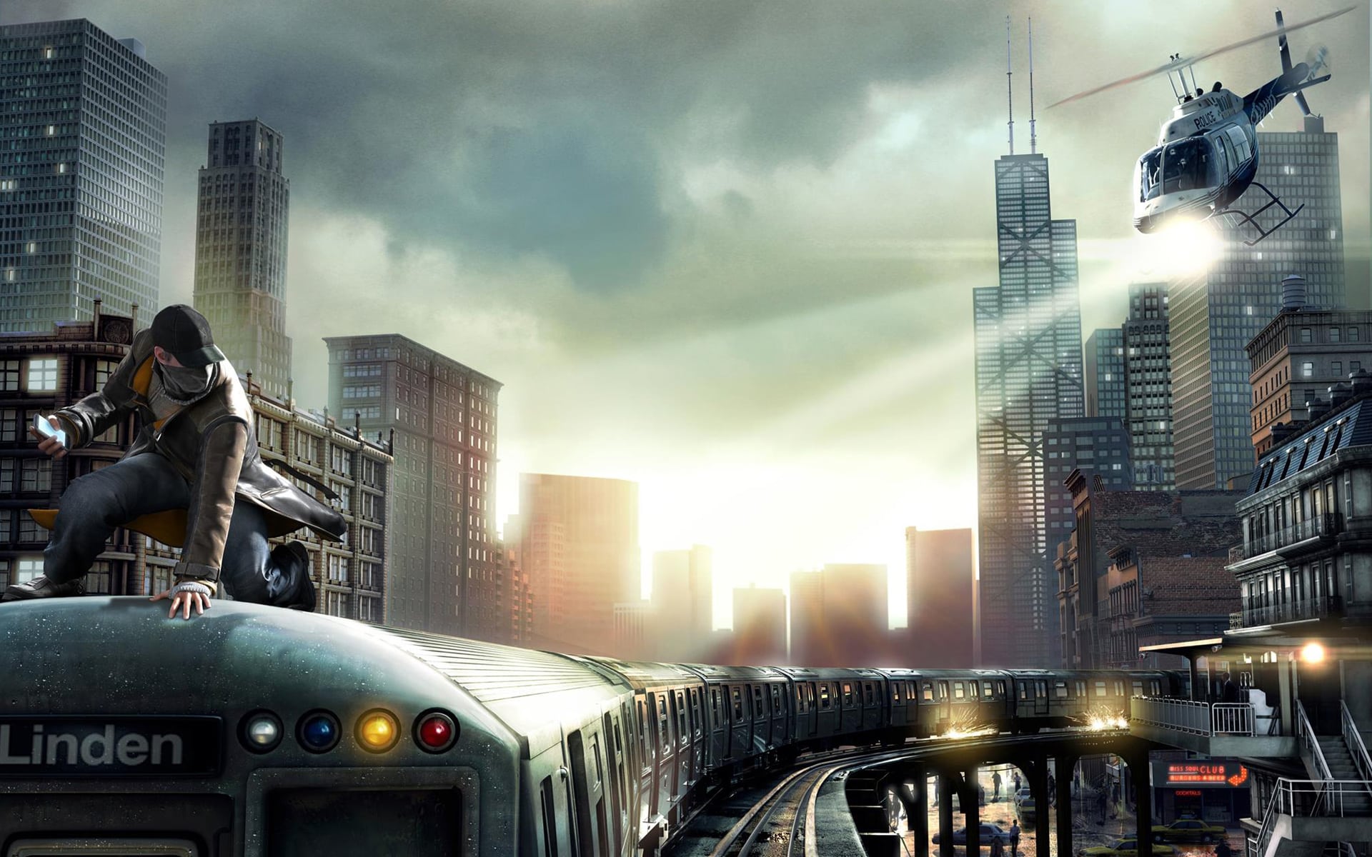 Watch Dogs Train Ride Wallpaper