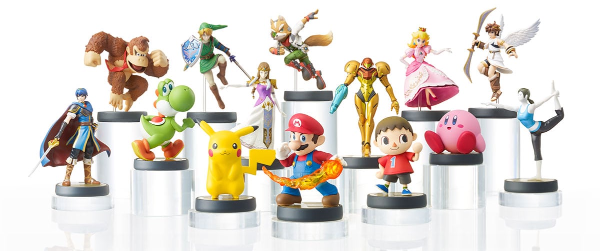 Amiibo Characters Figurine Lineup Toy Series 1 Wii U
