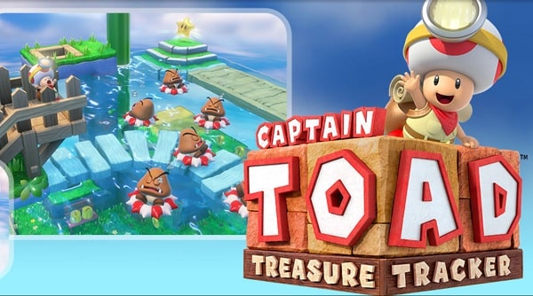 Captain Toad Logo Banner Artwork Wii U