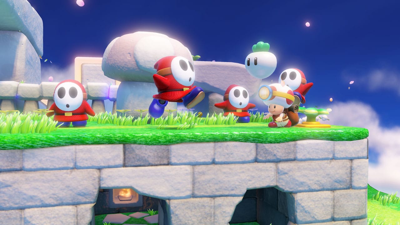 Captain Toad Shy Guy Enemies Gameplay Screenshot Wii U