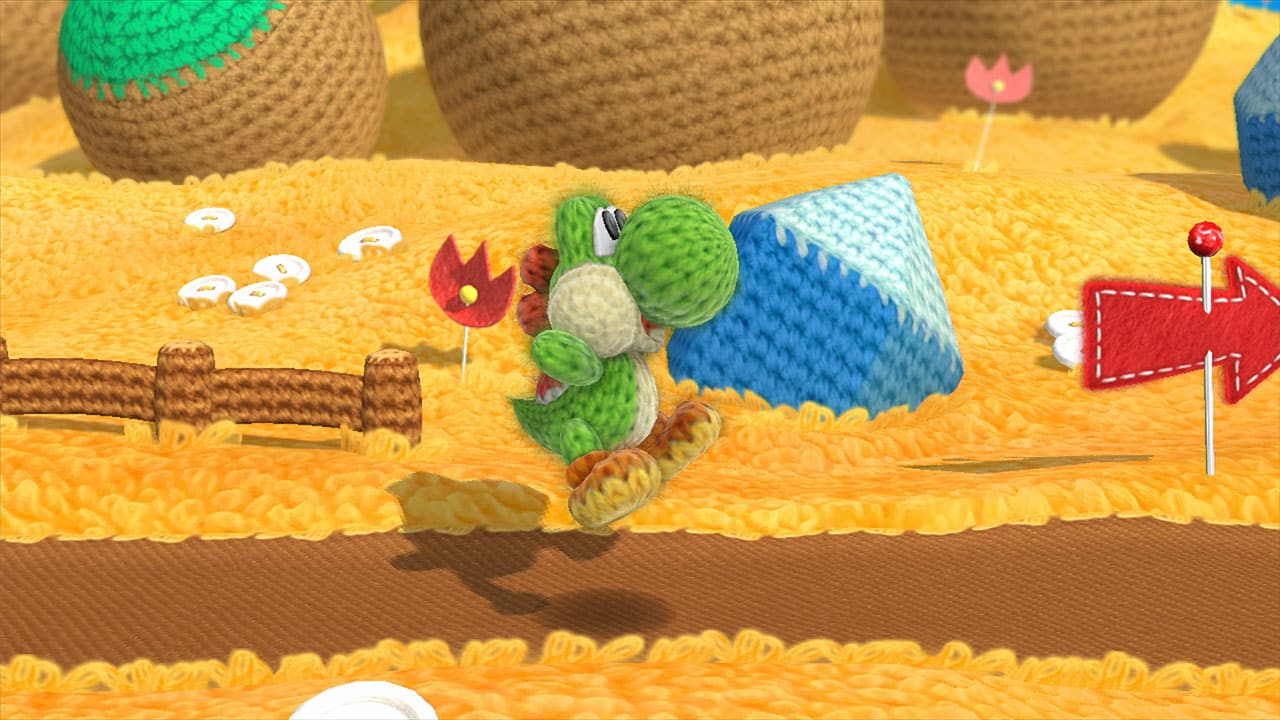 Cutest Yoshi Ever Yoshi's Wooly World Gameplay Screenshot (Wii U)