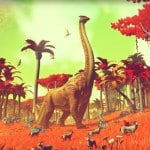 No Man's Sky Gameplay Screenshot Long Neck Dinosaur
