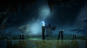 Ori And the Blind Forest Above Water Lake Gameplay Screenshot