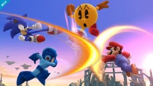 Pacman Megaman Sonic Mario Mascot Party Gameplay Screenshot E3 2014 Wii U