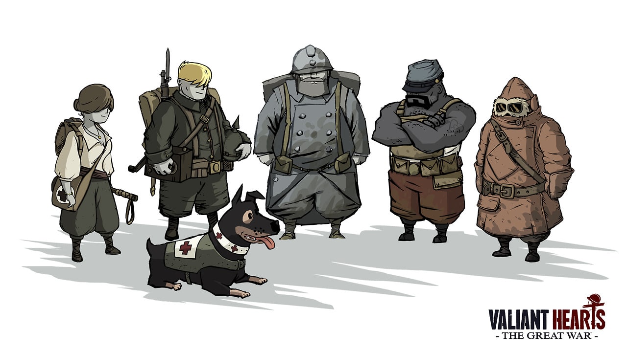 Valiant Hearts: The Great War Cast Banner Artwork Official